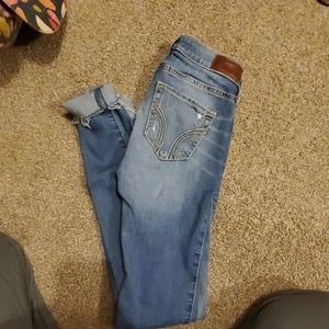 Hollister Jean's size 0 low rise